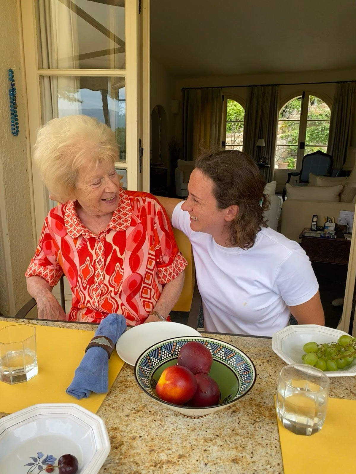 The grandmother who started it all, at home among fifty years of taste and care